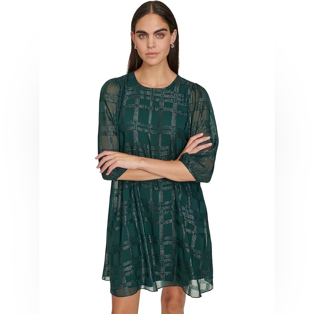 Calvin Klein Collection Green Midi Dress